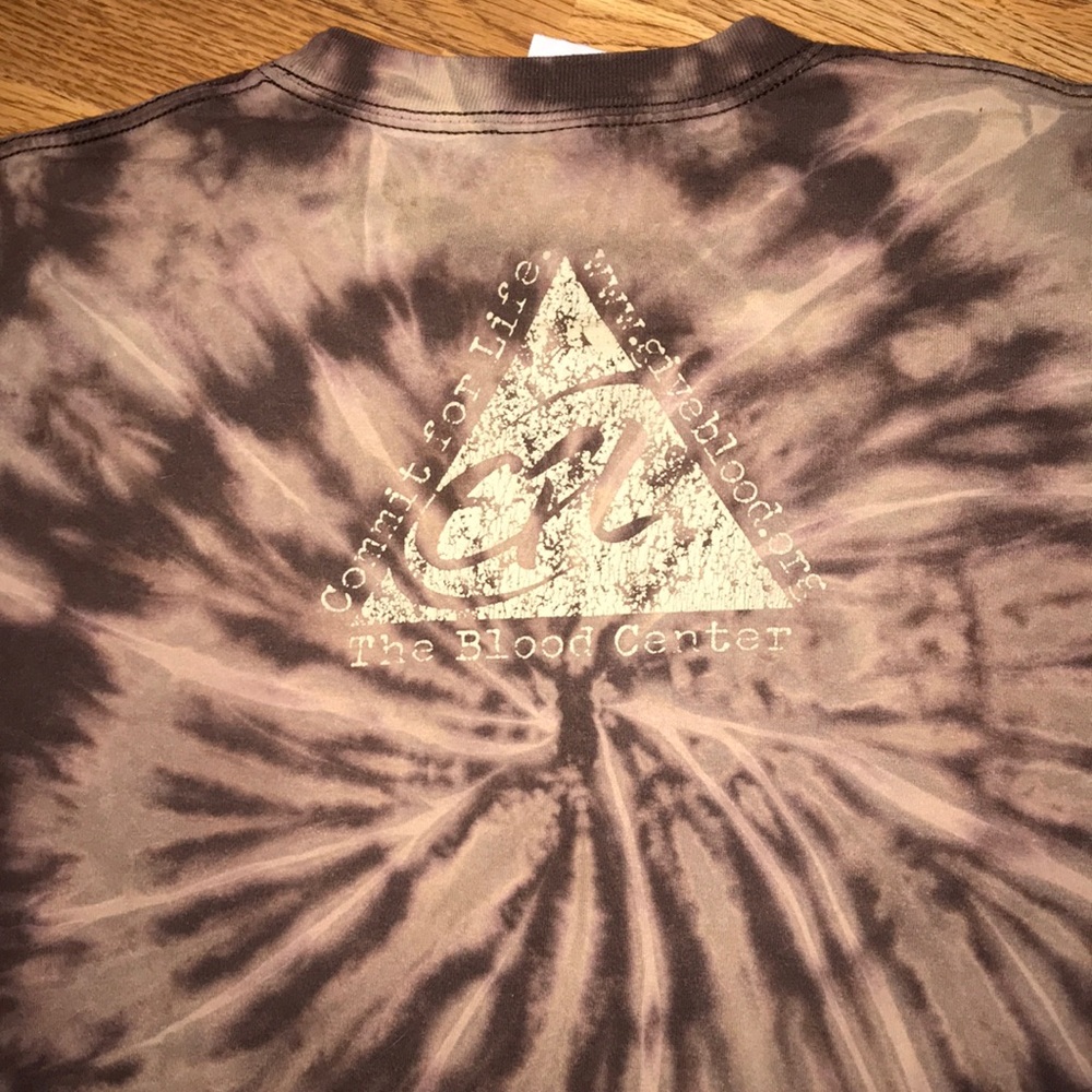 Commit for Life Blood Donor Brown Spiral Tiedye - Picture 6 of 8
